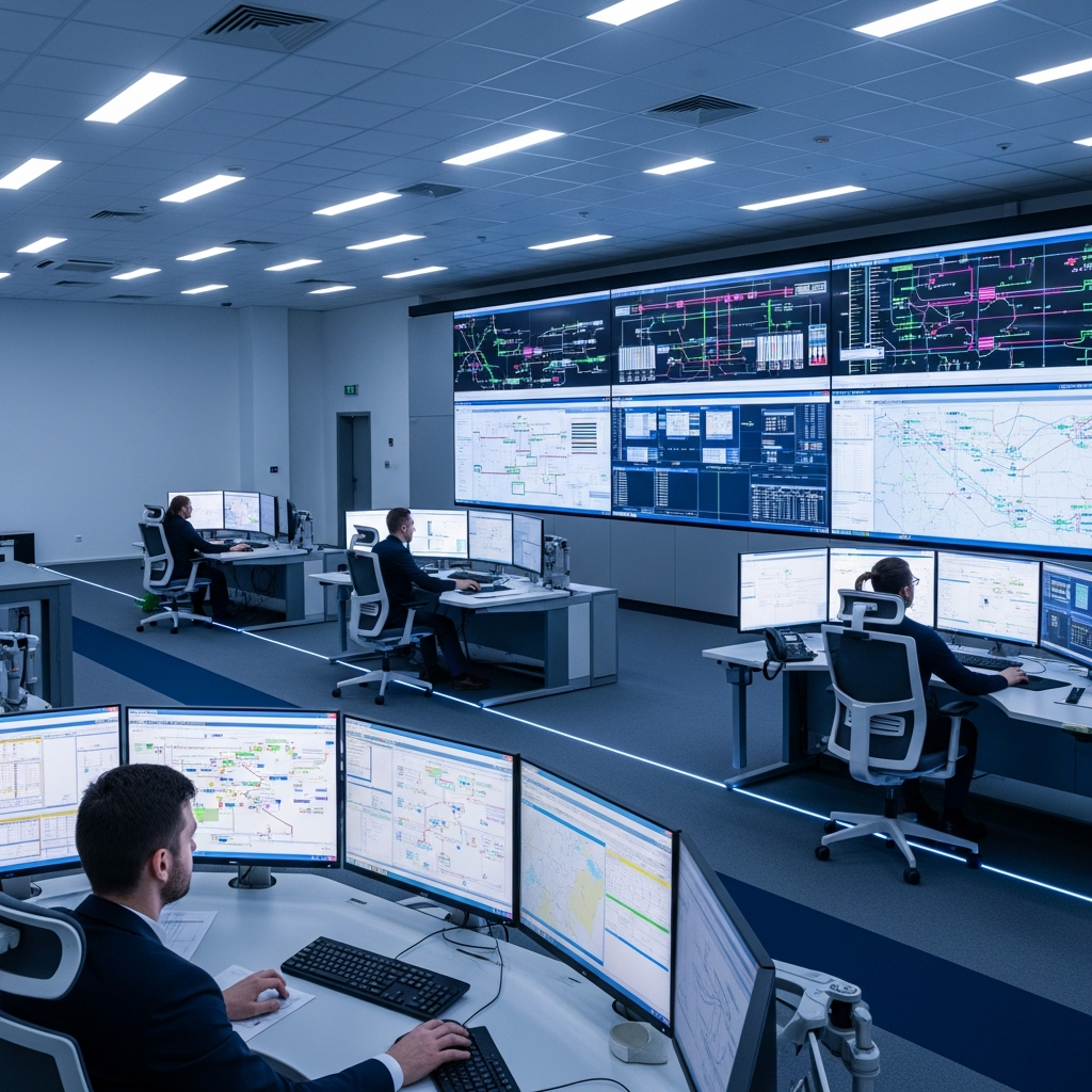 Grid control room monitoring DER fleet compliance